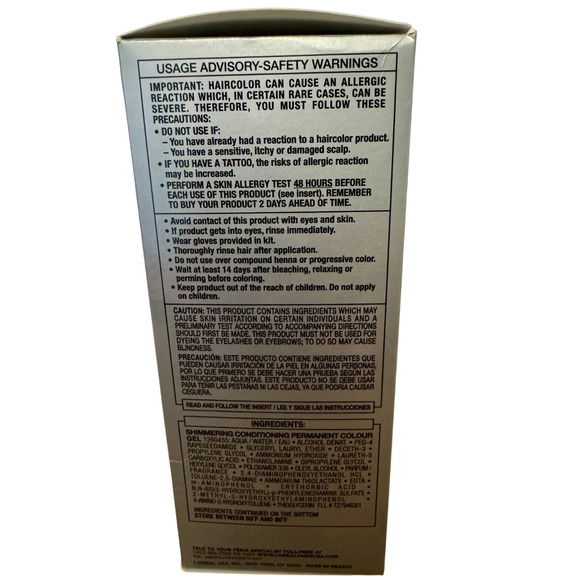 L'Oreal Paris Feria M11 Twilight Haze Dark Slate Hair Color New - Picture 14 of 16